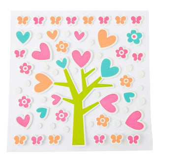 Glow In Dark - Love Tree - 3D Wall Decor Stickers